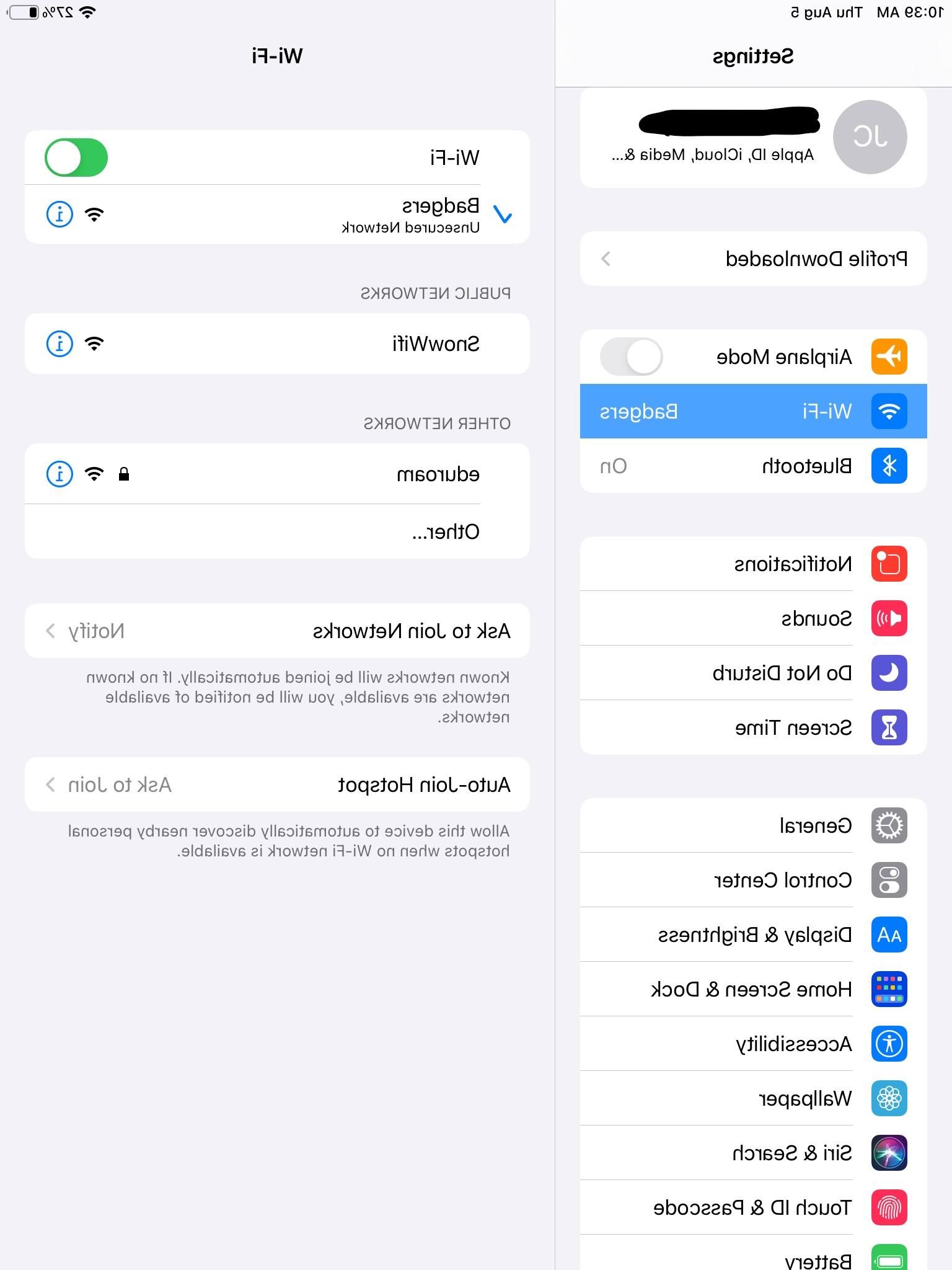 ios eduroam